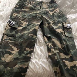 Authentic Camo Adidas pants